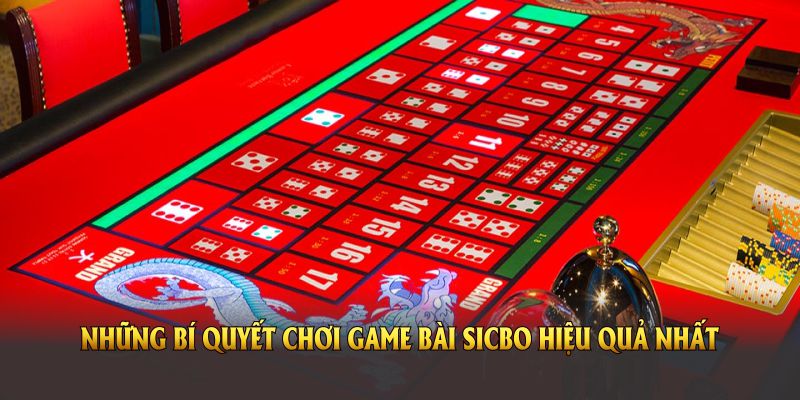 Cách Chơi Sicbo Và Các Chiến Lược Chuyên nghiệp Tại BJ88 Những bí quyết chơi game bài Sicbo hiệu quả nhất